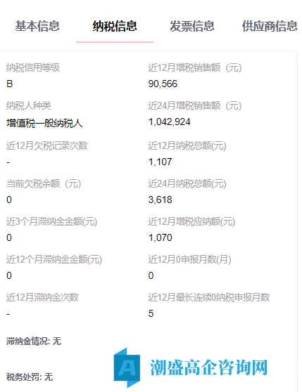 出24年重庆高新技术企业，电子科技公司，一般人纳税B，带50万补贴